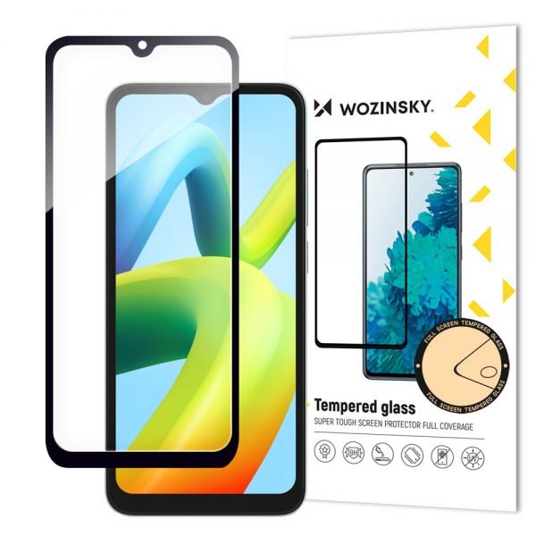 Стъклен Протектор Wozinsky за Xiaomi Redmi A1, Черен