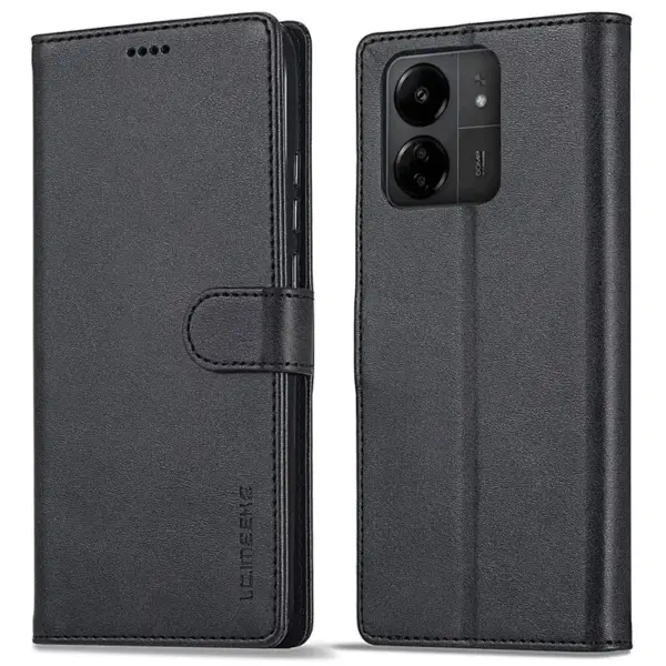 кожен калъф lc.imeeke за xiaomi redmi 13c