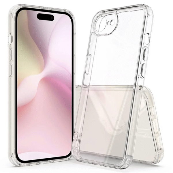 Силиконов Кейс за iPhone 16e, Прозрачен