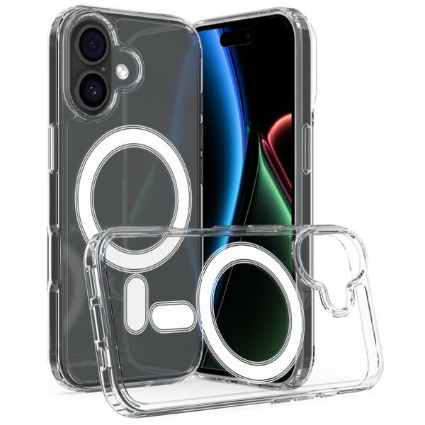 Твърд Калъф с MagSafe за iPhone 17, Прозрачен