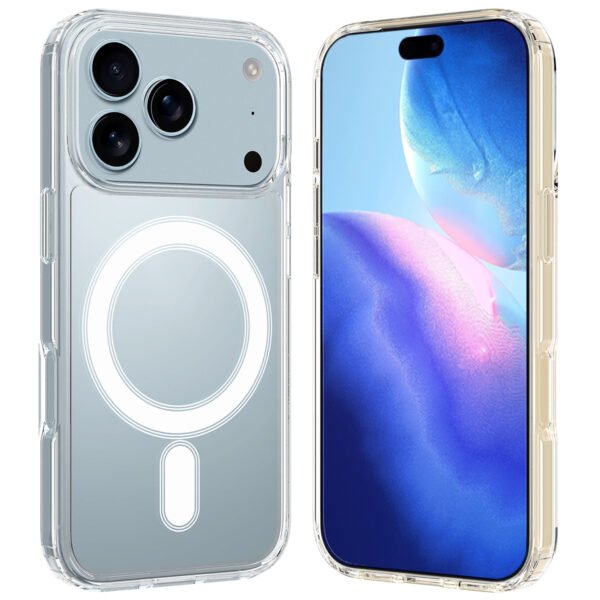 Твърд Калъф с MagSafe за iPhone 17 Pro Max, Прозрачен