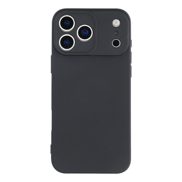 Силиконов Кейс за iPhone 17 Pro, Черен