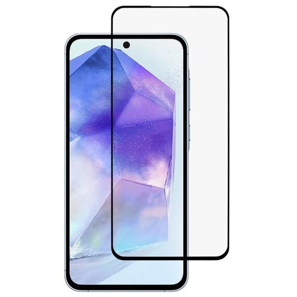 9D Стъклен Протектор за Samsung Galaxy A36, Прозрачен/ Черен