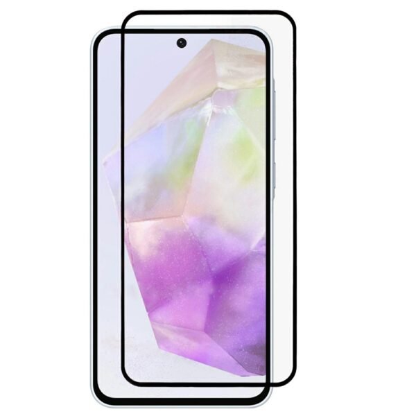 9D Стъклен Протектор за Samsung Galaxy A56, Прозрачен/ Черен