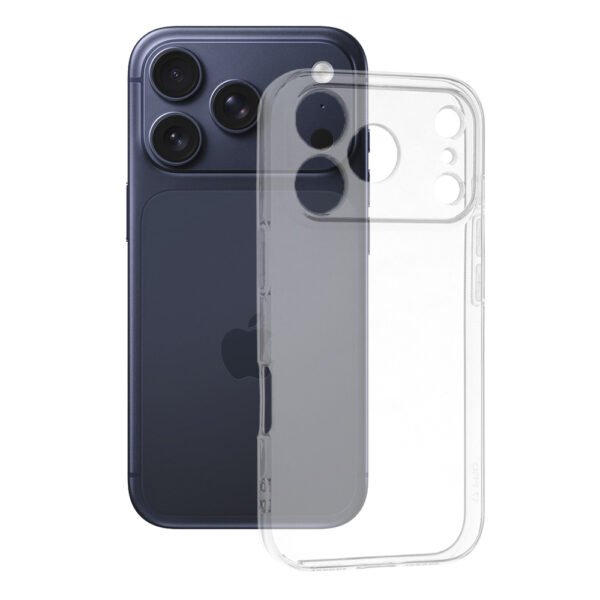 Силиконов Кейс за iPhone 17 Pro, Прозрачен