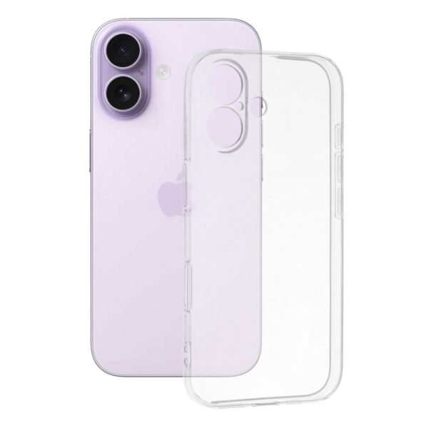 Силиконов Кейс за iPhone 17, Прозрачен