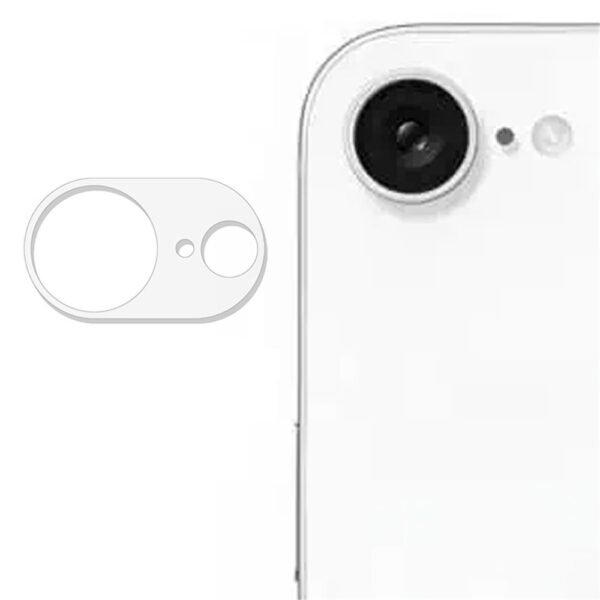 Стъклен Протектор Камера за iPhone 16e, Прозрачен
