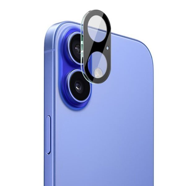 Стъклен Протектор за Камера на iPhone 17, Черен