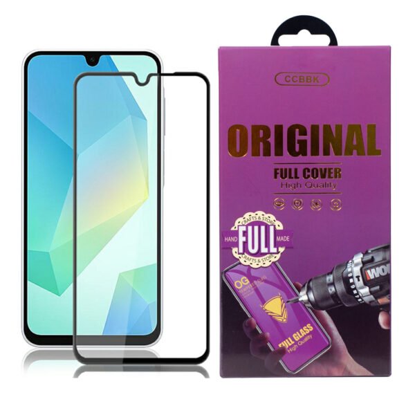 Стъклен Протектор OG за Samsung Galaxy A06, Прозрачен/ Черен