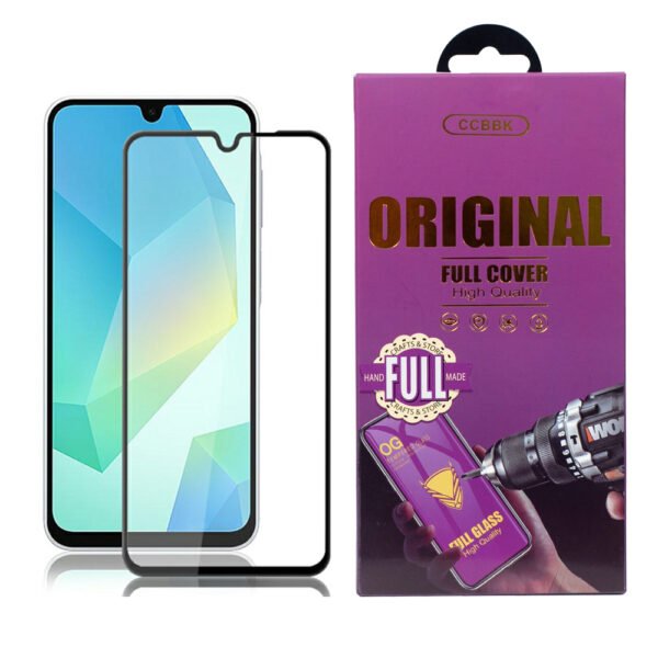 Стъклен Протектор OG за Samsung Galaxy A16, Прозрачен/ Черен