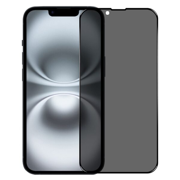 Стъклен Протектор Privacy за iPhone 16e, Черен