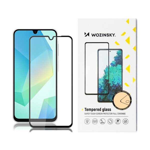 Стъклен Протектор Wozinsky за Samsung Galaxy A26, Прозрачен/ Черен