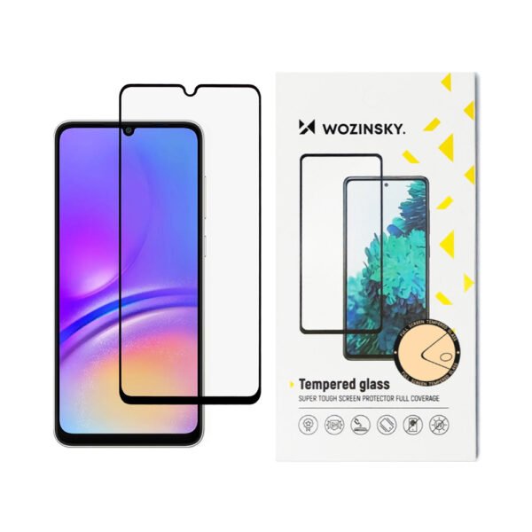 Стъклен Протектор Wozinsky за Samsung Galaxy A07, Прозрачен/ Черен
