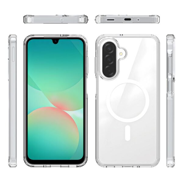 Твърд Калъф с MagSafe за Samsung Galaxy A17 5G, Прозрачен