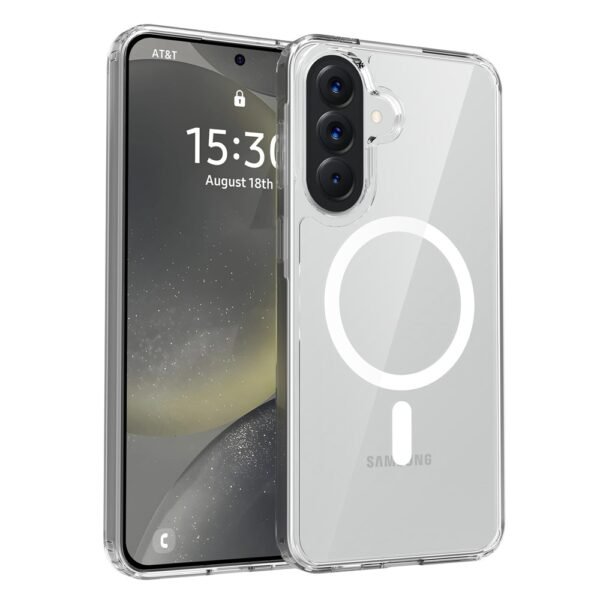 Твърд Калъф с MagSafe за Samsung Galaxy A57 5G, Прозрачен