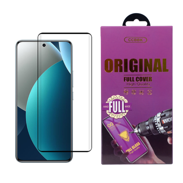 Стъклен Протектор OG за Xiaomi Redmi Note 15 Pro 4G, Прозрачен/ Черен