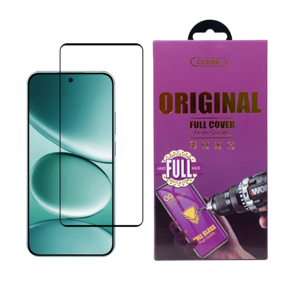 Стъклен Протектор OG за Xiaomi Redmi Note 15 4G, Прозрачен/ Черен