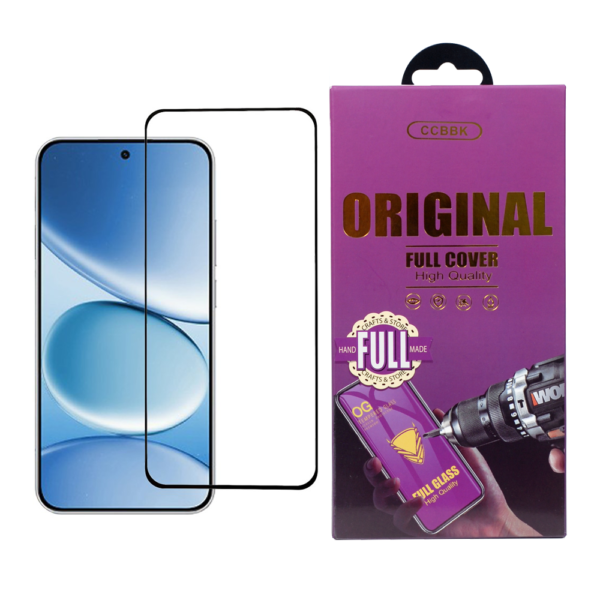 Стъклен Протектор OG за Xiaomi Redmi Note 15 Pro Plus, Прозрачен/ Черен