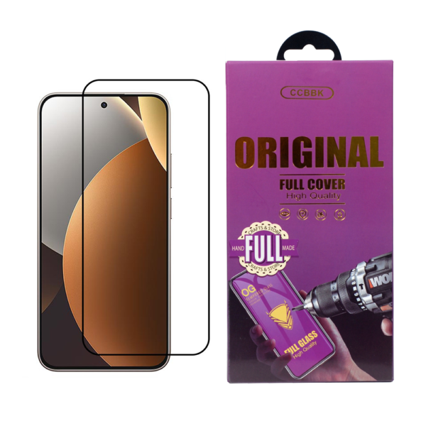 Стъклен Протектор OG за Xiaomi Redmi Note 15 Pro, Прозрачен/ Черен