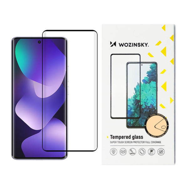 Стъклен Протектор Wozinsky за Xiaomi Redmi Note 15, Прозрачен/ Черен