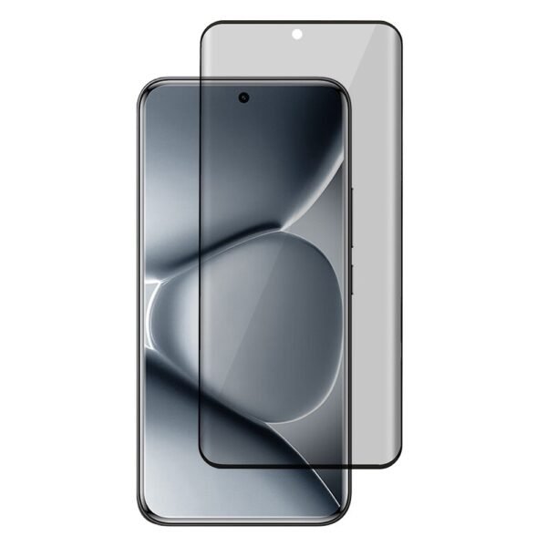 Стъклен Протектор Privacy за Xiaomi Redmi Note 15 Pro Plus, Черен