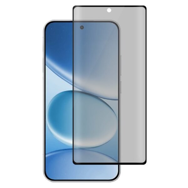 Стъклен Протектор Privacy за Xiaomi Redmi Note 15 4G, Черен