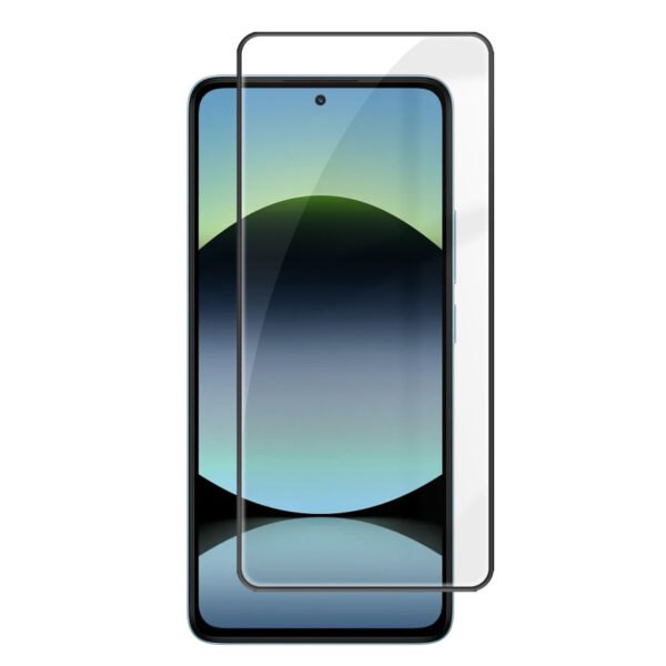 9D Стъклен Протектор за Xiaomi Redmi Note 14 5G, Прозрачен/ Черен