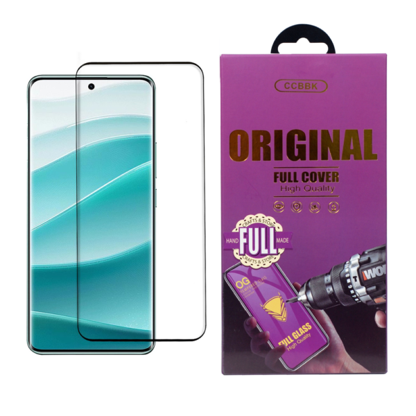 Стъклен Протектор OG за Xiaomi Redmi Note 14 Pro 4G, Прозрачен/ Черен