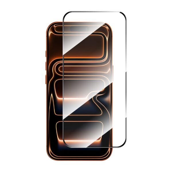 9D Стъклен Протектор за iPhone 18 Pro Max, Прозрачен/ Черен